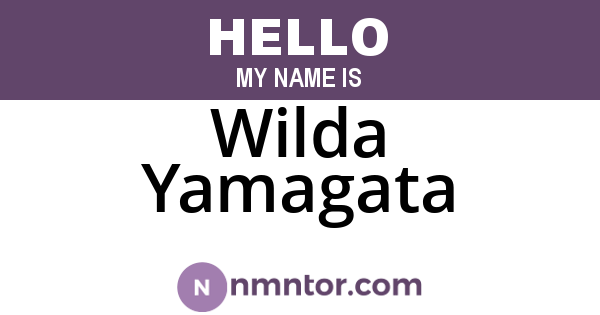 Wilda Yamagata