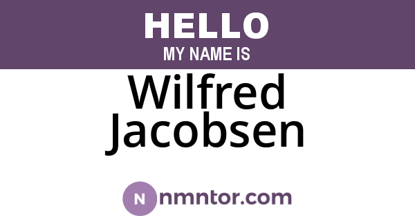 Wilfred Jacobsen