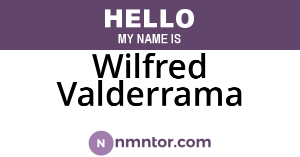 Wilfred Valderrama