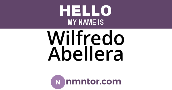 Wilfredo Abellera