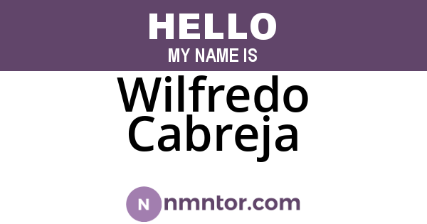 Wilfredo Cabreja