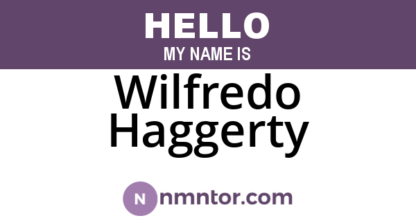 Wilfredo Haggerty