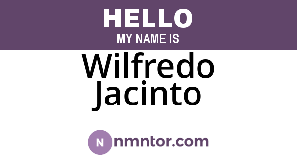 Wilfredo Jacinto