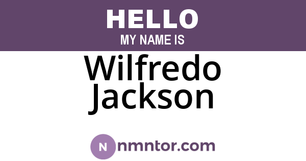 Wilfredo Jackson