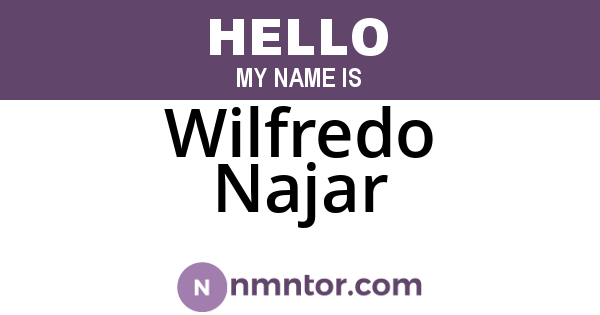 Wilfredo Najar