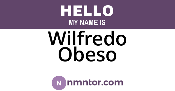 Wilfredo Obeso