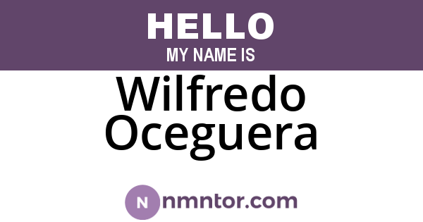 Wilfredo Oceguera