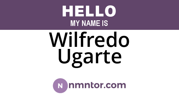 Wilfredo Ugarte