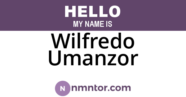Wilfredo Umanzor