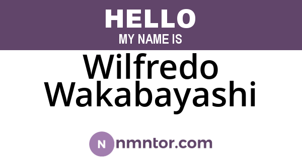 Wilfredo Wakabayashi