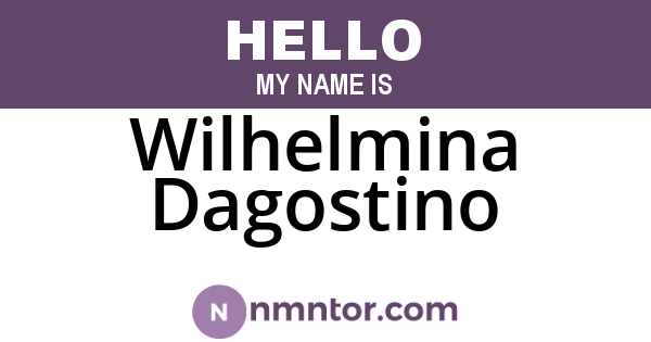 Wilhelmina Dagostino