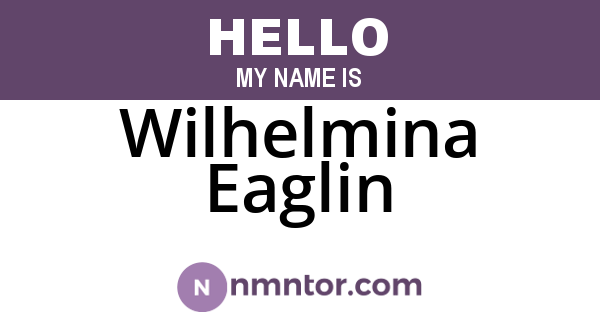Wilhelmina Eaglin