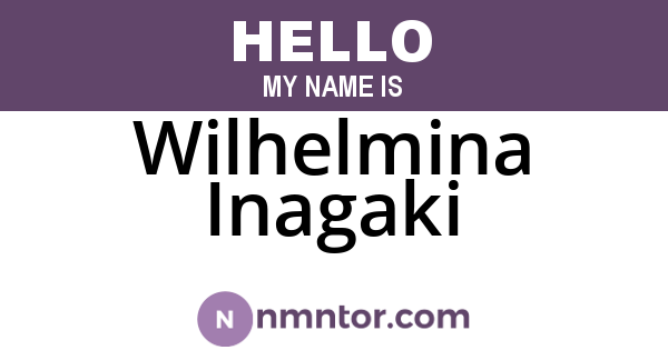 Wilhelmina Inagaki