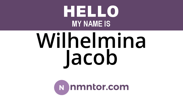 Wilhelmina Jacob