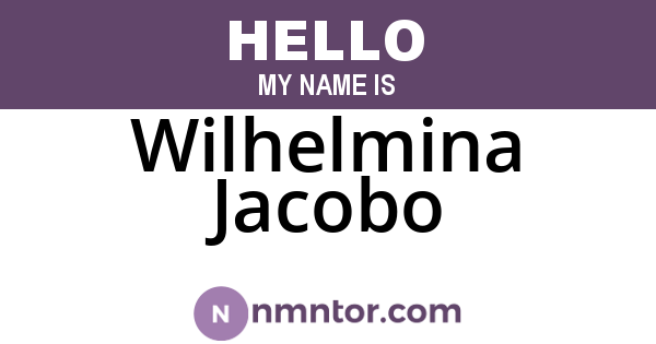 Wilhelmina Jacobo