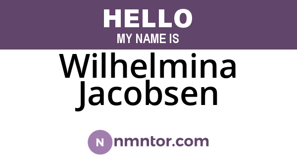Wilhelmina Jacobsen