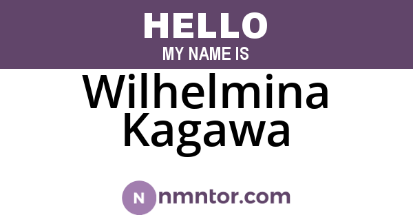 Wilhelmina Kagawa