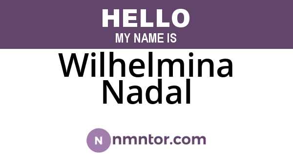 Wilhelmina Nadal