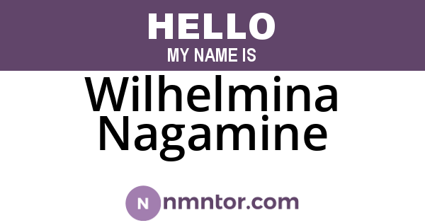 Wilhelmina Nagamine