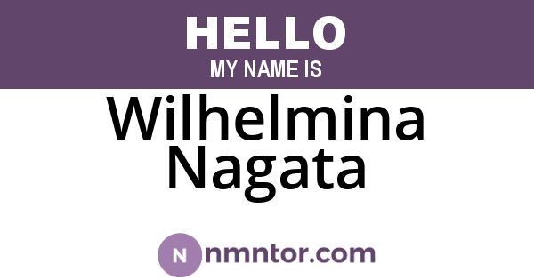 Wilhelmina Nagata