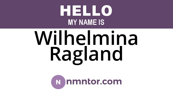 Wilhelmina Ragland