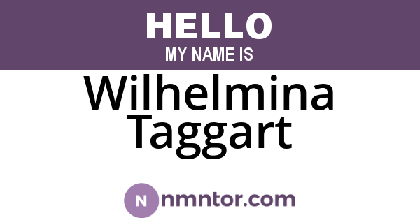Wilhelmina Taggart