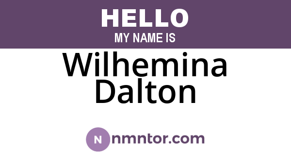 Wilhemina Dalton