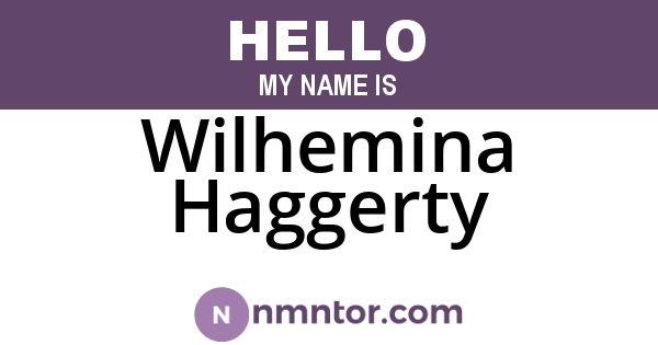 Wilhemina Haggerty