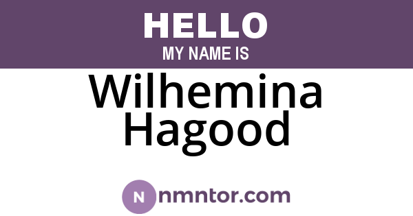 Wilhemina Hagood