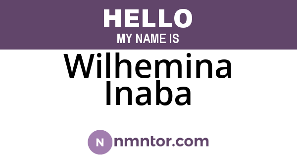 Wilhemina Inaba