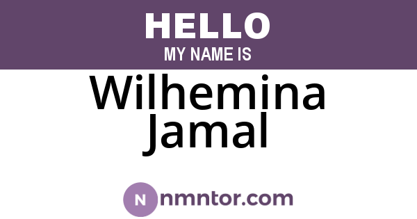 Wilhemina Jamal