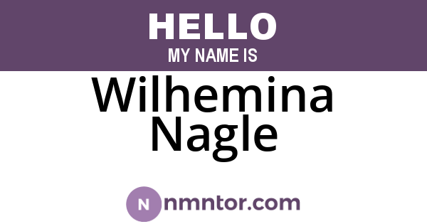 Wilhemina Nagle