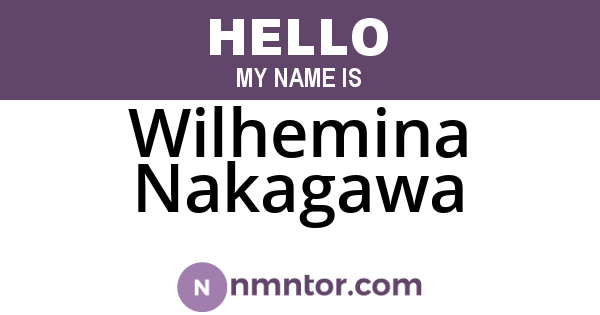 Wilhemina Nakagawa