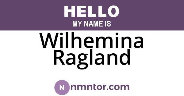 Wilhemina Ragland