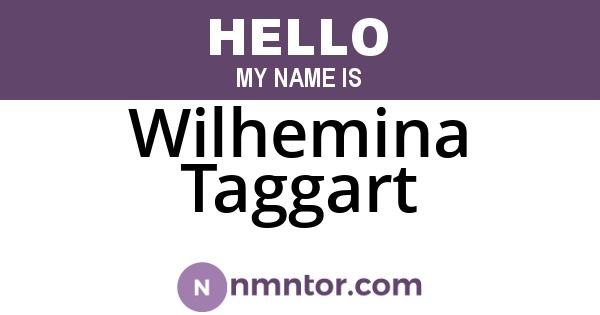 Wilhemina Taggart