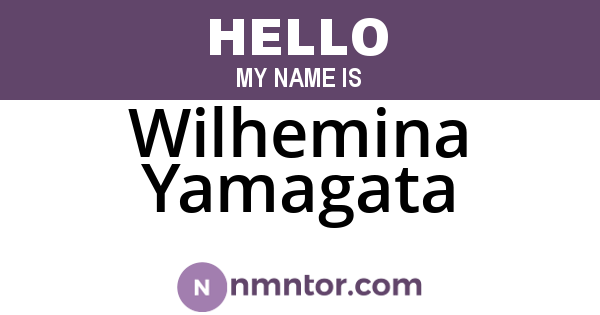 Wilhemina Yamagata