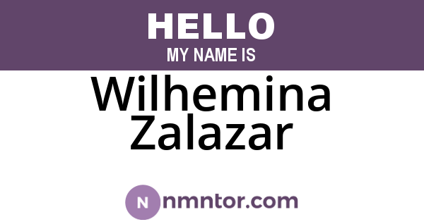 Wilhemina Zalazar