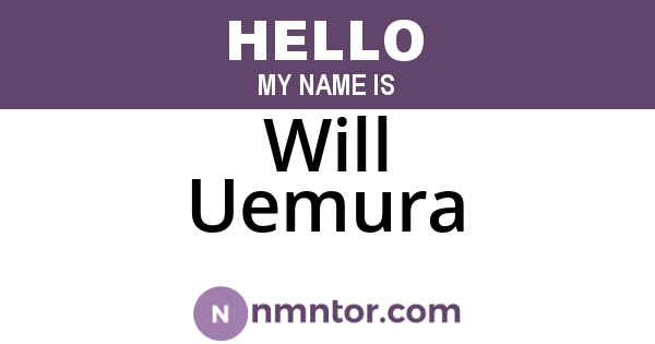 Will Uemura