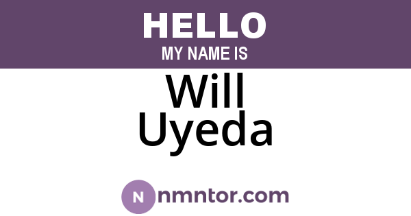 Will Uyeda