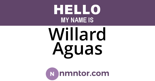 Willard Aguas