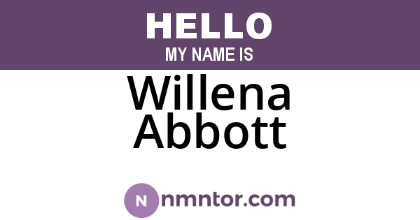 Willena Abbott