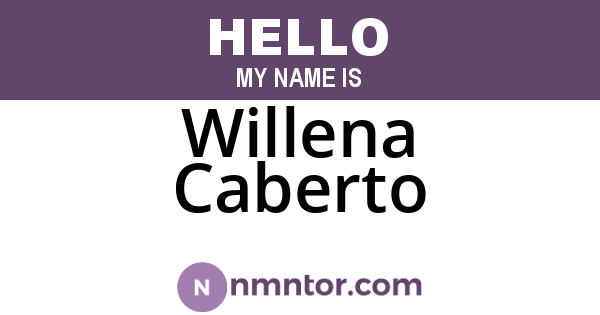 Willena Caberto