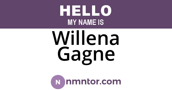 Willena Gagne
