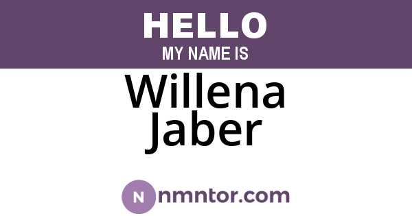 Willena Jaber