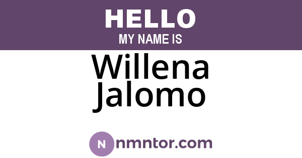 Willena Jalomo