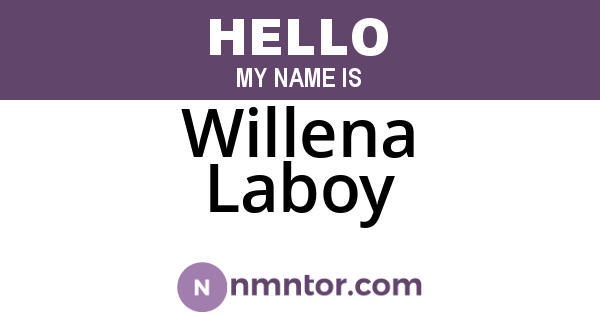 Willena Laboy