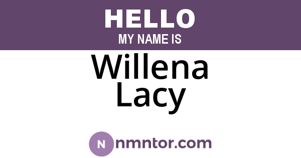 Willena Lacy