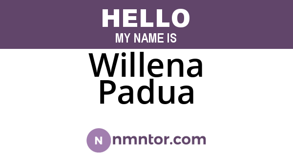 Willena Padua