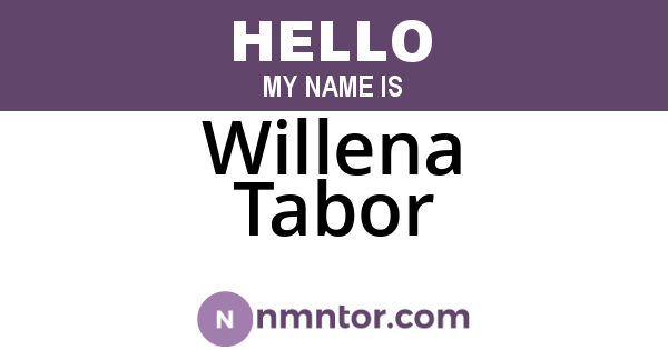 Willena Tabor