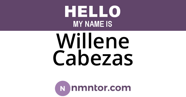 Willene Cabezas